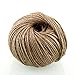 SOLEDI Natural Jute Twine String Rope Soft Floral Craft Wedding Gift Tags Wrap Decor Decoration Ornament DIY Handmade Retro Decor Photo Wall Lamp (1 Pcs X 328 Feet)