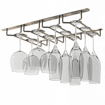 Buy Rack And Hook Stemware Glass Rack Under Cabinet Wine Glass