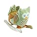 Rockabye Owliver Green Owl Rocker, One Size