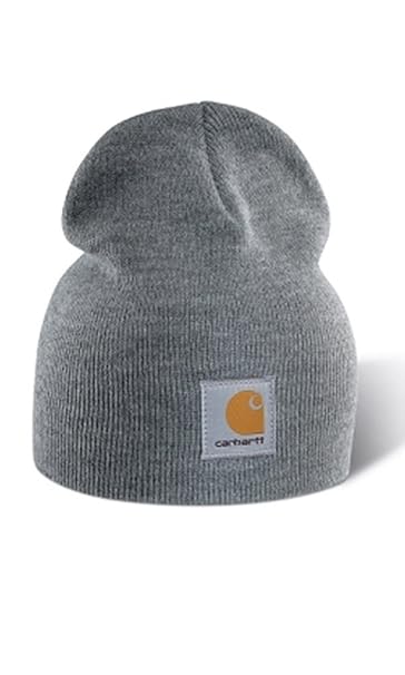 Carhartt Strickbeanie Cap - Grau CHA205HGY Strickmütze Hüte Beanie Mütze Kappe B CHA205HGY