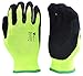 1516 6 Pairs Pack Premium High Visibility Low emissions Green Work and gardening Gloves for Men and Women.MicroFoam Textured Coated Palm and Fingers Gloves for Gardening Work, Size Large