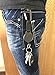 ALAZCO 2 Heavy Duty Retractable Key Chain & Badge Reel Holder W/Carabiner Clip – Swivel-Back Extractable 42 inch Yo-Yo Stainless Cable - Great for Swipe ID Cards or USB Flash Drives
