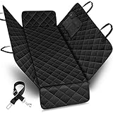 URPOWER 100% Waterproof Pet Seat Cover Car Seat Cover for Pets - Scratch Proof & Nonslip Backing & Hammock, Quilted, Padded, Durable Pet Seat Covers for Cars Trucks and SUVs