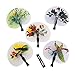 Fun Express Mini Oriental Folding Fans – Colorful Decorative Handheld Fans for Party Favors Weddings Luau & Themed Events – Perfect for Party Gifts Decorations & Summer Celebrations – 12 Pieces