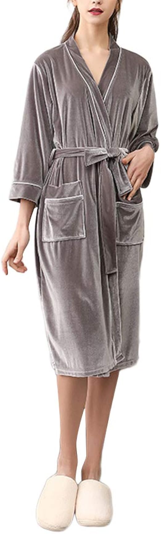 Accappatoio leggero Zucchi JOURNEY Grigio - Leggero e Assorbente