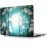 iCasso Macbook Air13 Inch Art Printing Matte Hard Shell Plastic Protective Case Cover For Apple Laptop Macbook Air 13 Inch Model A1369/A1466 - Cherry Blossom