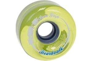 Sure-Grip Boardwalk Outdoor Roller Skates Wheels | Made with Urethane & 65mm Diameter | Suitable for Complete Wheels Replacement Made in USA (Set of 8 Wheels)