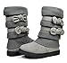 DREAM PAIRS Girls Toddler/Little Kid/Big Kid Faux Fur Lined Mid Calf Winter Snow Boots