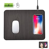 Wireless Charging Mouse Pad,QI Wireless Fast Charging Pad Station Mat 5 W for Galaxy Note 8 S8 S8 Plus S7 Edge S7 S6 Edge Plus Note 5, Standard Charge for iPhone X iPhone 8 - AC Adapter Not Included