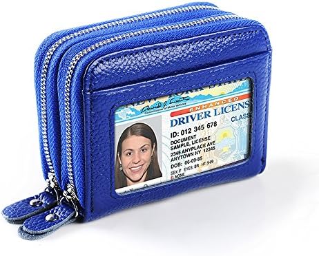 LeoparddRFID Blocking Leather Wallet for Women,Excellent Women's Genuine Leather Credit Card Holder