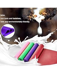 Bandas de resistencia (juego de 3), banda elástica para ejercicio, Yoga bandas de fitness, entrenamiento bandas para estiramiento, Terapia Física, Pilates