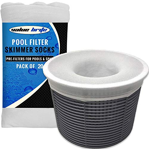 Pool Skimmer Socks 50 Pack, Works with Pool Skimmer for