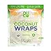 NUCO Organic Coconut Wraps Variety Pack: Original, Turmeric, Moringa, and Cinnamon (20 wraps total)