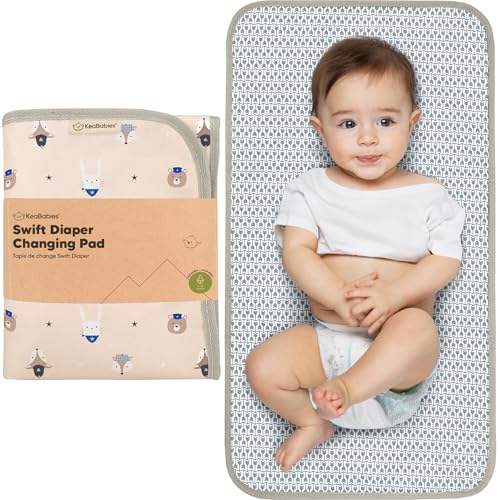 KeaBabies Portable Diaper Changing Pad