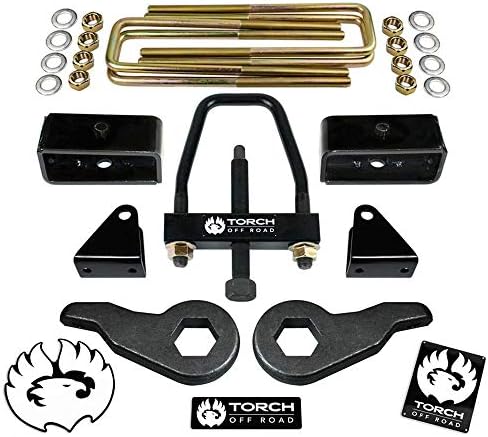 TORCH 3" Lift Kit with Tool and Shock Extenders for 2001-2010 GMC Sierra Chevy Silverado 2500 2500HD