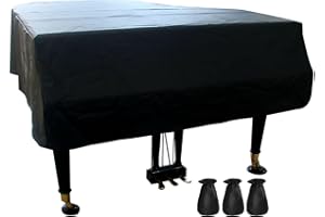Grand Piano Cover-Leather Quality Material - Dustproof, Waterproof, Moisture-Proof, Claw-Proof -GLHDDL Grand Piano Protection Full Cover (180cm/70.87in)
