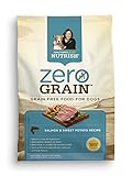 Rachael Ray Nutrish Zero Grain Natural Dry Dog Food, Salmon & Sweet Potato Recipe, Grain Free, 4 lbs