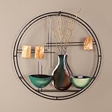 SEI Vase-and-Bowl Hand-Painted Metal Wall Art (Kitchen)