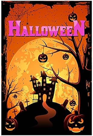 Amazon ハロウィン装飾 飾りつけ ビッグハロウィンバナー パンプキントリック ハンギングデコレーション 店舗 室内 空間演出 ホラー ゴーストハウス 季節用品 おもちゃ