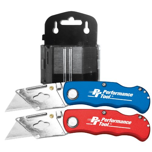 Performance ToolW1720 52-Piece Folding Utility Knife Set