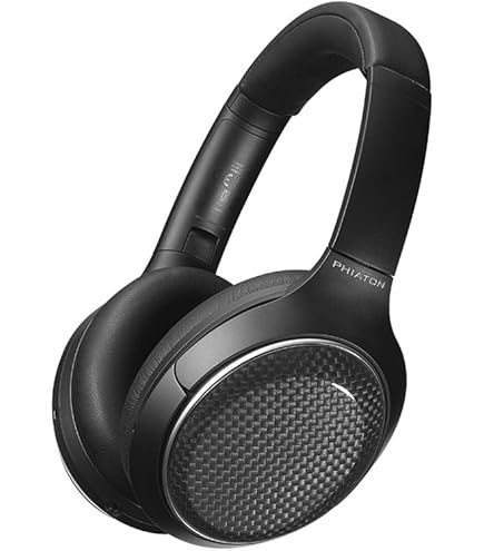 PHIATON イヤフォン PS200 Active Noise Cancelling Earphones: Travel Earphones With Mic