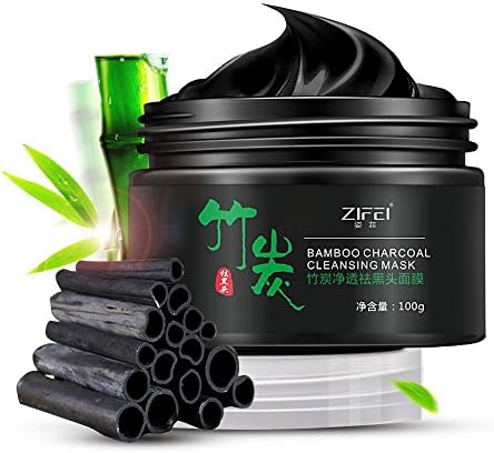 Bamboo blackhead remover,Tearing style Deep Cleansing purifying peel off the Black head,acne treatment,black mud face mask 100g
