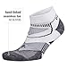 Balega Enduro V-Tech Low Cut Socks For Men and Women (1 Pair) (2017 Model), Black/Grey Heather, Large