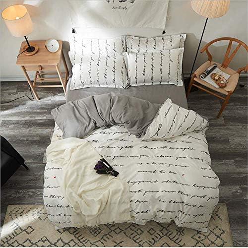 Bed Duvet Cover Bed Flat Sheet Pillow Case Twin Full Queen King Size Bedding Set B 220x240cm