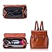 Women' s Genuine Leather Small Backpack School Bag Travelling Bag Made of Oiled Cow Leather With Vintage Design