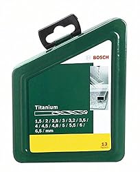 Bosch 2607019436 Metal Drill Bit-Set Hss-Tin 13 Pcs
