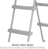 Bestway 33 Inch Pool Ladder with Steps Easy Assembly Corrosion Resistant Frame view 6