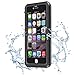 iPhone 6S Waterproof Case, Easylife Clear IP68 Certified Extreme Durable Waterproof Shockproof Full Sealed Cover Perfect Fit for iPhone 6S/6 (Black &Crystal)