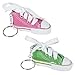 Rhode Island Novelty 3 Inch Chuck Sneaker Canvas Tennis Shoe Keychains | Lot of 24