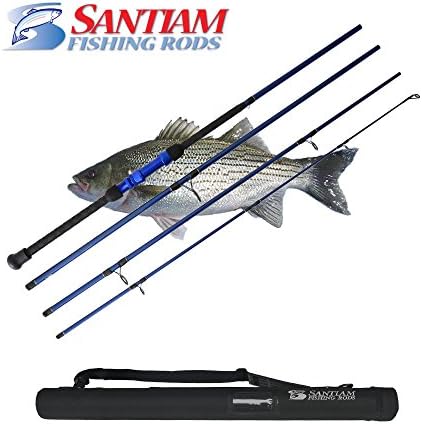 Santiam Fishing RodsTravel Rod 4 Piece 10' 12-25lb Surf Rod