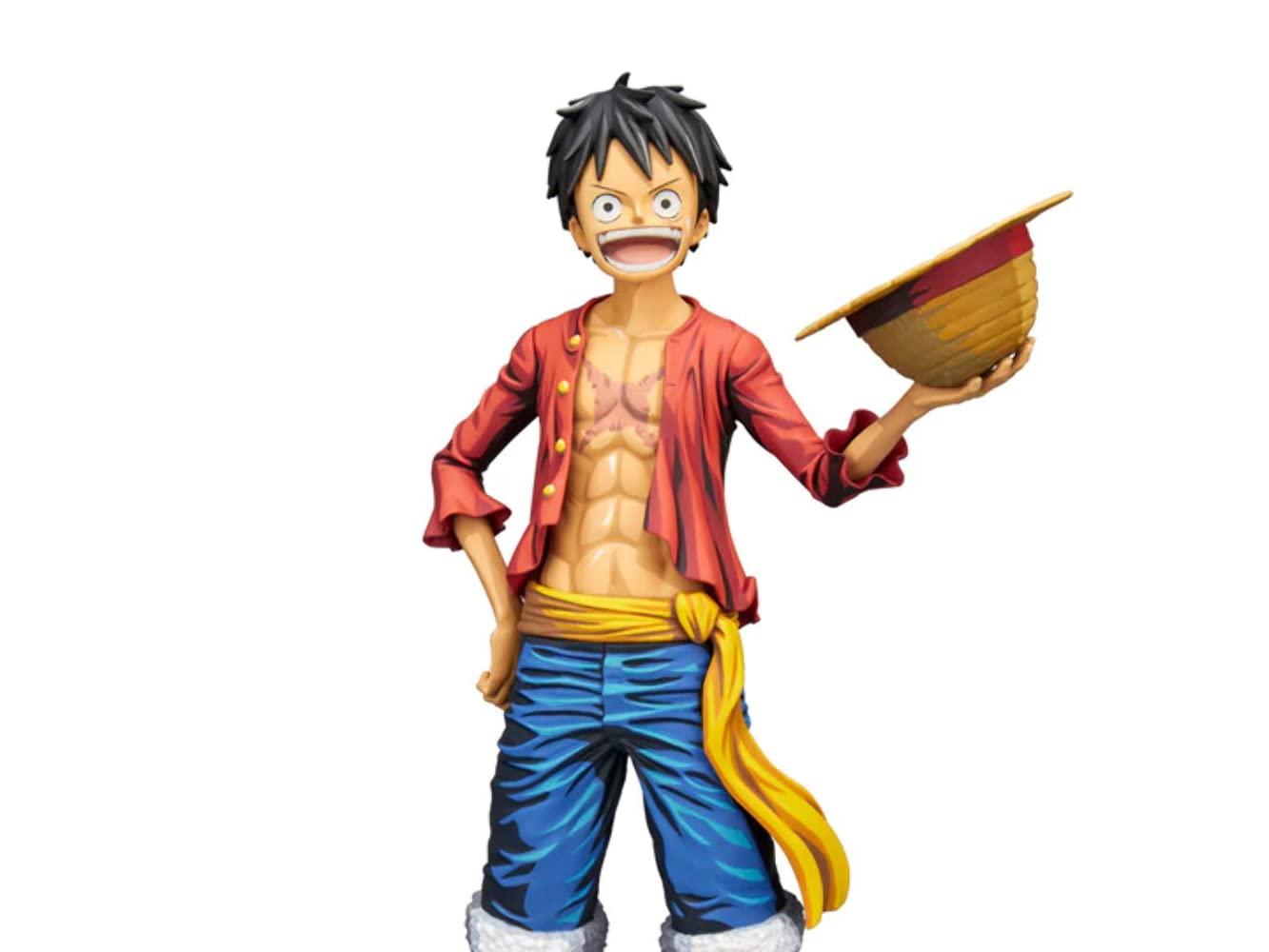 ONE PIECE - Monkey D. Luffy - Figurine Grandista Nero 28cm