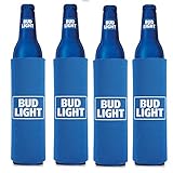 Bud Light 16 oz Beer/Water Slim Bottle- Set of 4