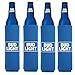 Bud Light 16 oz Beer/Water Slim Bottle- Set of 4