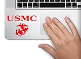 USMC Symbol United States Marine Corps Armed Force Decal Funny Laptop Skin Macbook Trackpad Keypad Sticker Window