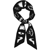 SHBYYGR Head Scarf Hair Neck Scarves for Women Fashion Purse Bag Scarfs Handbags Silky Satin Headscarf Charms