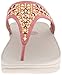 FitFlop Women's Carmel Toe-Post Suede Sandals Dress, Peach, 8 M US