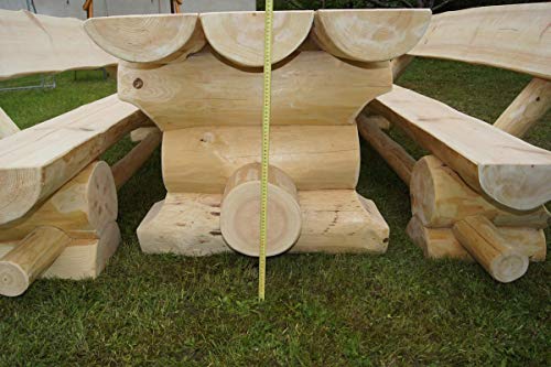 DEKO VERTRIEB BAYERN Luxus Premium Holzgarnitur Holz Massivholz Gartenmöbel Gartengarnitur 10 Personen inkl. Spedition – Bild 8