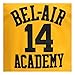 MOLPE Smith #14 Bel Air Basketball Jersey S-XXXL Yellow (M)