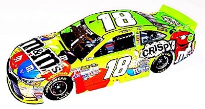 AUTOGRAPHED 2015 Kyle Busch #18 M&Ms Crispy Racing KENTUCKY WIN RACED VERSION (Victory Lane Confetti) Signed Lionel 1/24 NASCAR Collectible Diecast Car with COA (#411 of only 735 produced!)