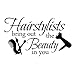 Vinyl Wall Lettering Words Wall Quotes Salon Wall Decal Hair Salon Wall Sticker Wall Mural Wall Graphic Beauty Salon Shop Decor Hairstylists Bring Out The Beauty In You Custom