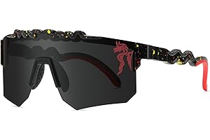 RICONE Two Sizes Cycling Sunglasses Polarized UV400 for Adults Youth Boys Girls Men Women Baseball Sports Glasses Outdoor