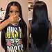 ISEE Hair Lace Front Wigs Human Hair Straight Transparent Lace Frontal Wigs for Black Women Human Hair 180% Density Pre Plucked with Baby Hair Full and Thick (20