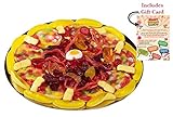 GIANT GUMMY CANDY PIZZA in a Pizza Box (15.34 Oz) – Includes Custom Gift Card