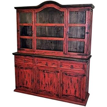 Amazon.com - Two Piece China Cabinet with Stars-Medium ...