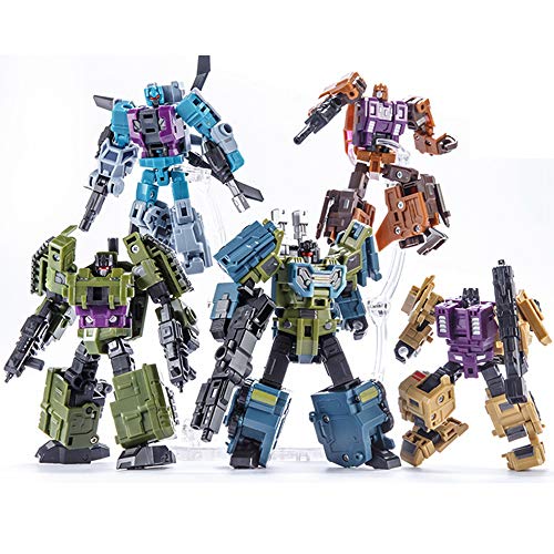 Deformation Robot Toys PT-05 Bruticus Combination Sets 5 in 1 G1 Series Small Scale KO Action Figure Model Collection Gift