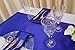 Parfair Dessin Pack of 5 Satin Table Runners 12 x 108 inch for Wedding Banquet Decoration, Bright Silk and Smooth Fabric Party Table Runner - Royal Blue